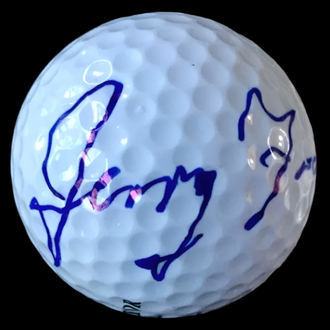Gerald "Jerry" Ford signed golf ball - JSA COA
